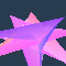 pointy pink star